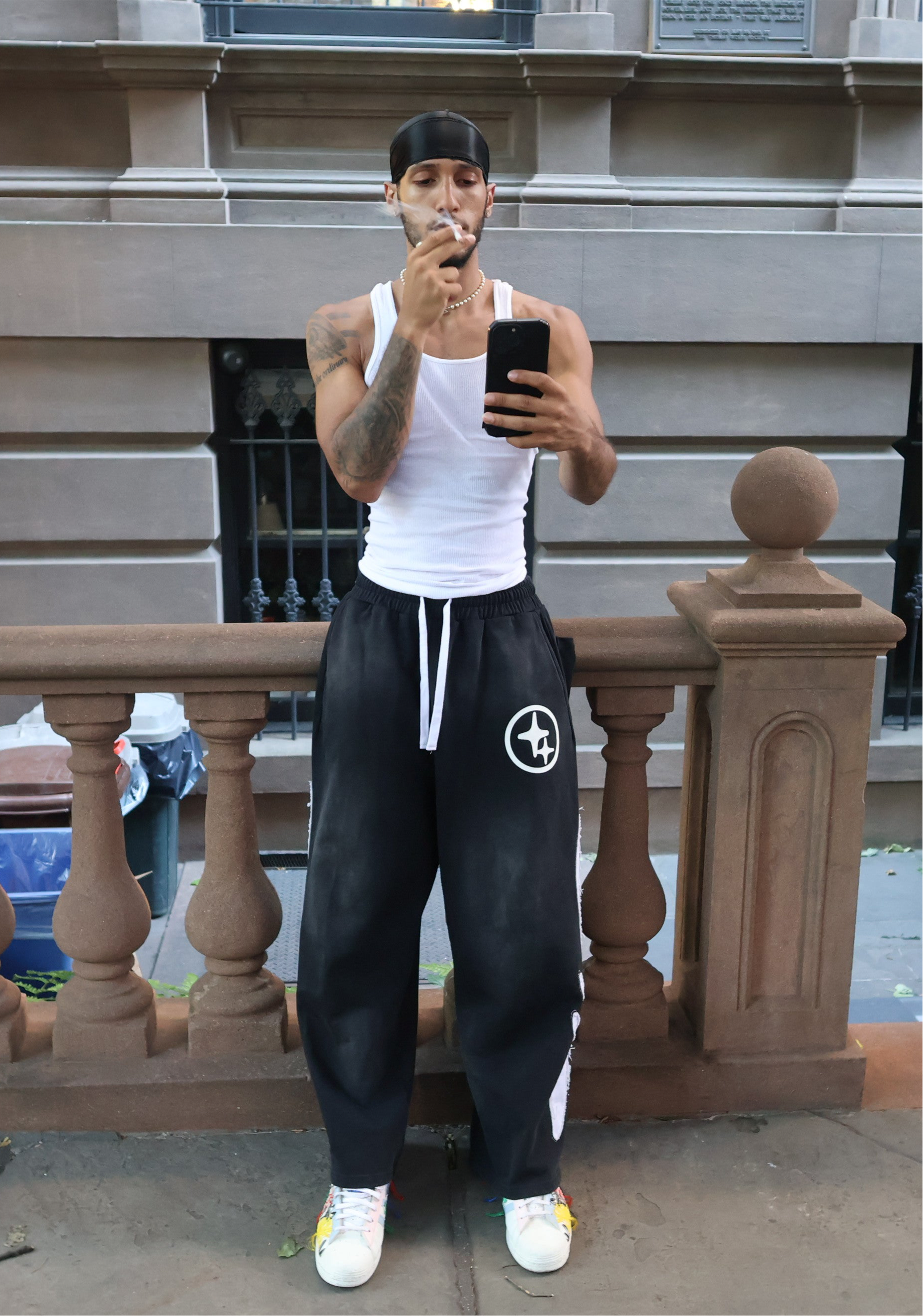 ‘Art of Sin’ Sweats (Jet Black)